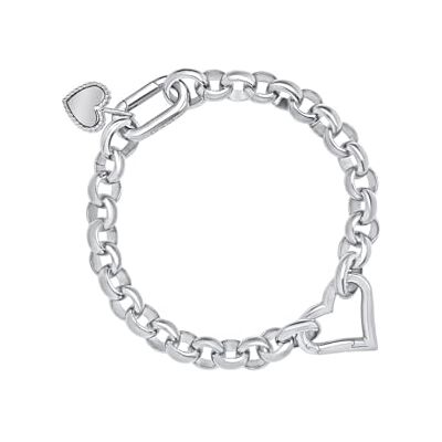 iXXXi Connect Bracciale composito Claire Silver 18.5cm, 18.5cm, Acciaio inossidabile, Nessuna pietra preziosa iXXXi Connect Bracciale composito Claire Silver 18.5cm, 18.5cm, Acciaio inossidabile, Nessuna pietra preziosa
