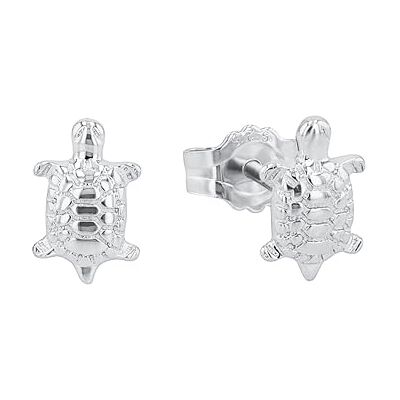 amor Orecchini a perno in Argento 925 Gioielli da orecchio per bambine, 0,8 cm, Argento, tartaruga, in confezione regalo, amor Orecchini a perno in Argento 925 Gioielli da orecchio per bambine, 0,8 cm, Argento, tartaruga, in confezione regalo,