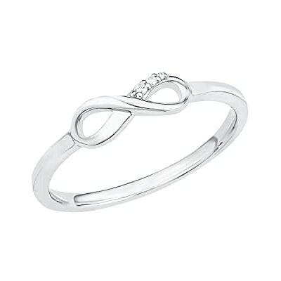 s.Oliver Anello in Argento 925 per Donna, con zirconi sintetici, Argento, infinito, in confezione regalo s.Oliver Anello in Argento 925 per Donna, con zirconi sintetici, Argento, infinito, in confezione regalo