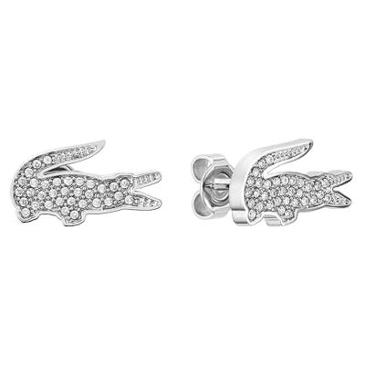 Lacoste Orecchini a perno da donna Collezione CROCODILE disponibile in Silver Taglia unica Lacoste Orecchini a perno da donna Collezione CROCODILE disponibile in Silver Taglia unica