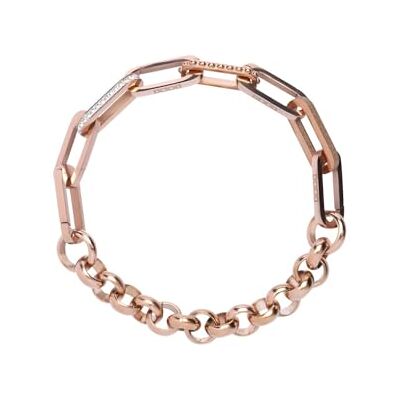 iXXXi Connect Bracciale composito Bodile Oro rosa 18.5cm, 18.5cm, Acciaio inossidabile, Nessuna pietra preziosa iXXXi Connect Bracciale composito Bodile Oro rosa 18.5cm, 18.5cm, Acciaio inossidabile, Nessuna pietra preziosa