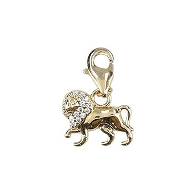 Depesche Charms Express Yourself-Ciondolo per collane e bracciali, Leone, Placcato Oro, Come Piccolo Regalo, Multicolore Depesche Charms Express Yourself-Ciondolo per collane e bracciali, Leone, Placcato Oro, Come Piccolo Regalo, Multicolore