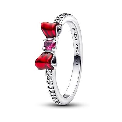 PANDORA Anello da donna in argento Disney Principessa Biancaneve Fiocco 193652C01 PANDORA Anello da donna in argento Disney Principessa Biancaneve Fiocco 193652C01