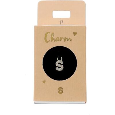 Depesche Charm Lettera S, Pendente Placcato Oro per collane, bracciali e Orecchini, Ideale Come Piccolo Regalo Depesche Charm Lettera S, Pendente Placcato Oro per collane, bracciali e Orecchini, Ideale Come Piccolo Regalo
