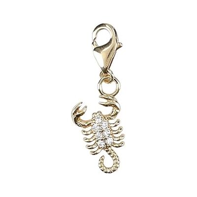 Depesche Charms Express Yourself Ciondolo per collane e bracciali, Scorpione, Placcato Oro, Come Piccolo Regalo Depesche Charms Express Yourself Ciondolo per collane e bracciali, Scorpione, Placcato Oro, Come Piccolo Regalo