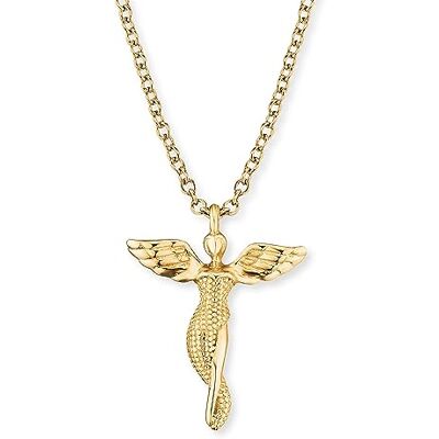 Engelsrufer Damen Halskette aus Sterling Silber mit Engel Anhänger Karabinerverschluss in zwei Längen verstellbar nickelfrei Engelsrufer Damen Halskette aus Sterling Silber mit Engel Anhänger Karabinerverschluss in zwei Längen verstellbar nickelfrei