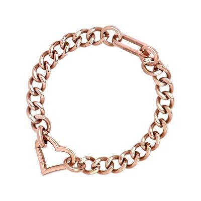 iXXXi Connect Bracciale composito Cato Rose Gold 19.5cm, 19.5cm, Acciaio inossidabile, Nessuna pietra preziosa iXXXi Connect Bracciale composito Cato Rose Gold 19.5cm, 19.5cm, Acciaio inossidabile, Nessuna pietra preziosa