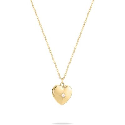 Tamaris Necklace – Collana con zirconi in acciaio inox – IP Gold – Catenina regolabile 50 cm – Impermeabile e delicato sulla pelle Tamaris Necklace – Collana con zirconi in acciaio inox – IP Gold – Catenina regolabile 50 cm – Impermeabile e delicato sulla pelle