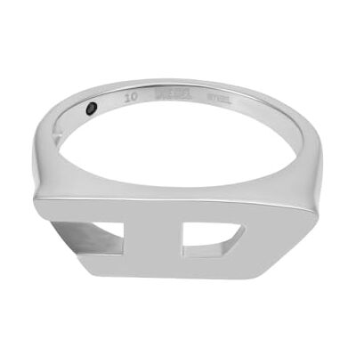 Diesel Anello di da uomo della collezione D Logo. Gioiello in acciaio inossidabile di colore argento con finitura mista. Misure: 7. La referenza è DX1638040500 misura 16 trendy cod. DX1638040508 Diesel Anello di da uomo della collezione D Logo. Gioiello in acciaio inossidabile di colore argento con finitura mista. Misure: 7. La referenza è DX1638040500 misura 16 trendy cod. DX1638040508