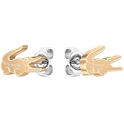 Lacoste Orecchini a perno da donna Collezione CROCODILE disponibile in diversi colori e con cristalli Carnation Gold Taglia unica Lacoste Orecchini a perno da donna Collezione CROCODILE disponibile in diversi colori e con cristalli Carnation Gold Taglia unica