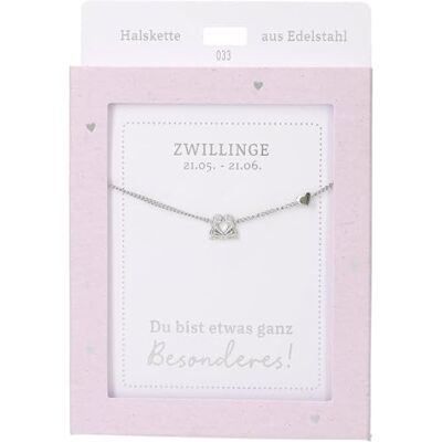 Depesche Collana da donna con ciondolo a forma di cuore, argento o oro, regolabile in 42-47 cm, in diverse varianti con simboli, lettere o segno zodiacale, Filigran, Acciaio inossidabile, Nessuna Depesche Collana da donna con ciondolo a forma di cuore, argento o oro, regolabile in 42-47 cm, in diverse varianti con simboli, lettere o segno zodiacale, Filigran, Acciaio inossidabile, Nessuna