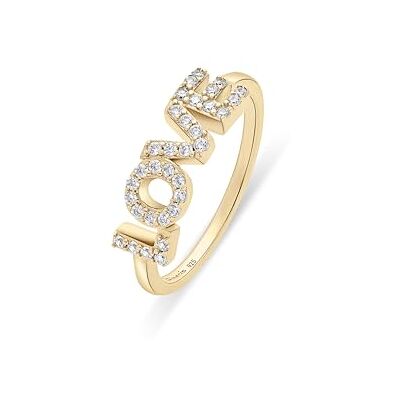 Tamaris donna Ring aus 925 argento in IP oro con zirconisteinen Tamaris donna Ring aus 925 argento in IP oro con zirconisteinen