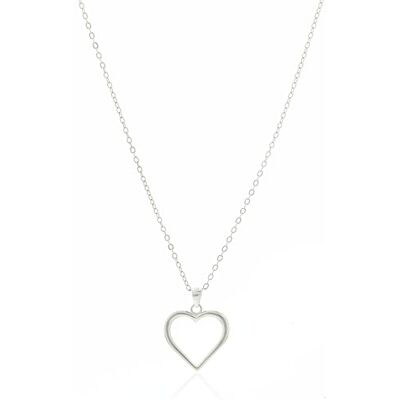 Beneto Collana Romantic Silver Necklace AGS1013 / 47 (Chain, Pendant) Marca, Estándar, Metallo Non prezioso, Nessuna Pietra preziosa Beneto Collana Romantic Silver Necklace AGS1013 / 47 (Chain, Pendant) Marca, Estándar, Metallo Non prezioso, Nessuna Pietra preziosa