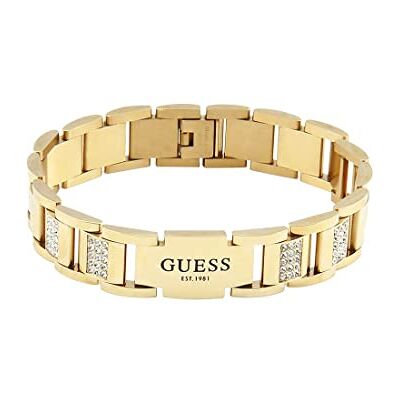 Guess Bracciale Frontiers, Taglia unica, Lega di acciaio Cristallo Guess Bracciale Frontiers, Taglia unica, Lega di acciaio Cristallo