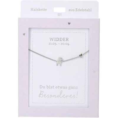Depesche Collana da donna con ciondolo a forma di cuore, argento o oro, regolabile in 42-47 cm, in diverse varianti con simboli, lettere o segno zodiacale, Filigran, Acciaio inossidabile, Nessuna Depesche Collana da donna con ciondolo a forma di cuore, argento o oro, regolabile in 42-47 cm, in diverse varianti con simboli, lettere o segno zodiacale, Filigran, Acciaio inossidabile, Nessuna