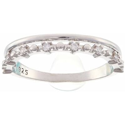 Brilio Silver Anello Charming Silver Ring with Zircons GR043W Circuito: 56 mm Marca, Estándar, Metallo Non prezioso, Nessuna Pietra preziosa Brilio Silver Anello Charming Silver Ring with Zircons GR043W Circuito: 56 mm Marca, Estándar, Metallo Non prezioso, Nessuna Pietra preziosa