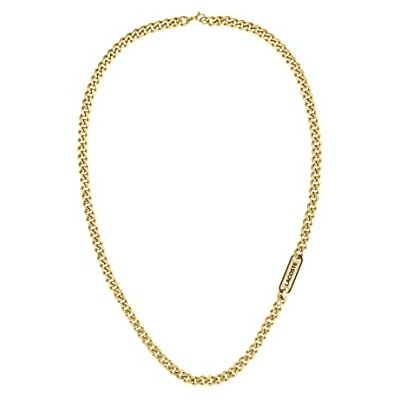 Lacoste Collana a catena da uomo Collezione DISTRICT in Acciaio Inossidabile, Oro (Yellow Gold), Taglia Unica Lacoste Collana a catena da uomo Collezione DISTRICT in Acciaio Inossidabile, Oro (Yellow Gold), Taglia Unica