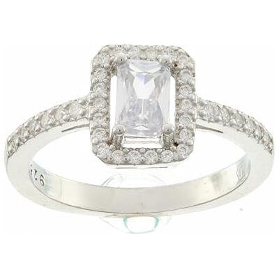 Brilio Silver Anello Luxury Silver Ring with Zircons RI051W Circuit: 54mm Marca Brilio Silver Anello Luxury Silver Ring with Zircons RI051W Circuit: 54mm Marca