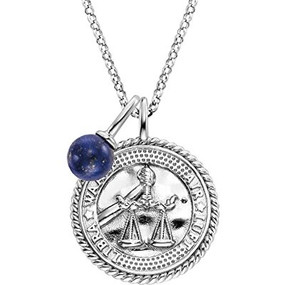 Engelsrufer Collana da donna in argento 925 con pietra colorata 32020117, Länge 42 + 4 + 4 cm, Argento sterling, Lapislazzuli Engelsrufer Collana da donna in argento 925 con pietra colorata 32020117, Länge 42 + 4 + 4 cm, Argento sterling, Lapislazzuli