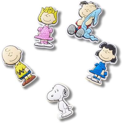 Crocs Peanuts II, confezione da 5 ciondoli per scarpe, unisex, multicolore, taglia unica, Multicolore, Taglia unica Crocs Peanuts II, confezione da 5 ciondoli per scarpe, unisex, multicolore, taglia unica, Multicolore, Taglia unica