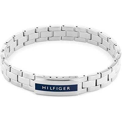 Tommy Hilfiger Jewelry Bracciale a Maglie da uomo in Acciaio Inossidabile Tommy Hilfiger Jewelry Bracciale a Maglie da uomo in Acciaio Inossidabile
