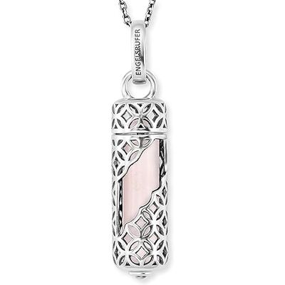 Engelsrufer Catena per Collana Argento Sterling Altra Forma Quarzo Rosa Donna, Argento, Länge: 50 cm Engelsrufer Catena per Collana Argento Sterling Altra Forma Quarzo Rosa Donna, Argento, Länge: 50 cm