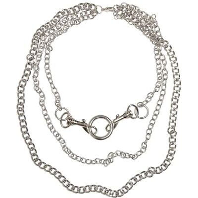 Urban Classics Unisex Carabiner Necklace silver, one size Urban Classics Unisex Carabiner Necklace silver, one size