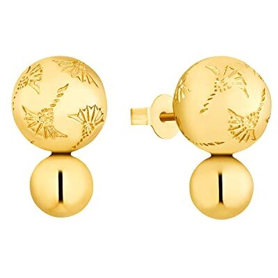 Joop! borchie per orecchio in Acciaio inox da Donna, 1,6 cm, oro, Fornite in confezione regalo per gioielli Joop! borchie per orecchio in Acciaio inox da Donna, 1,6 cm, oro, Fornite in confezione regalo per gioielli