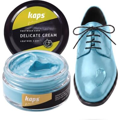 Kaps Lucido in crema per scarpe 50ml, Delicate Cura intensiva e nutrimento per pelle, 70 colori Kaps Lucido in crema per scarpe 50ml, Delicate Cura intensiva e nutrimento per pelle, 70 colori
