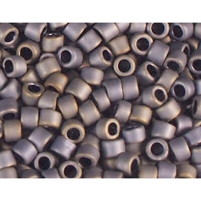 TOHO Perline giapponesi Cilindro Treasure Opaco Grigio/Oro Vecchio 1,8mm.11/0 100gr. TOHO Perline giapponesi Cilindro Treasure Opaco Grigio/Oro Vecchio 1,8mm.11/0 100gr.