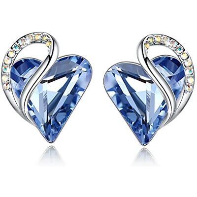 Leafael Orecchini Cuore Infinito Donna con Pietre di Nascita Collezione orecchini Cuore Infinito con cristalli colorati; regalo donna per compleanno, Natale o Festa della Mamma Leafael Orecchini Cuore Infinito Donna con Pietre di Nascita Collezione orecchini Cuore Infinito con cristalli colorati; regalo donna per compleanno, Natale o Festa della Mamma