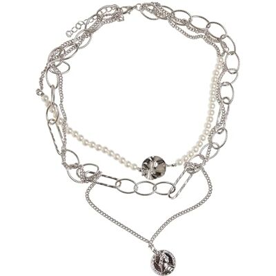 Urban Classics Unisex Ocean Layering Necklace, misura unica, Metallo, Nessuna pietra preziosa Urban Classics Unisex Ocean Layering Necklace, misura unica, Metallo, Nessuna pietra preziosa