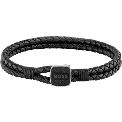 Boss Jewelry Braccialetto da uomo Collezione SEAL disponibile in Black S Boss Jewelry Braccialetto da uomo Collezione SEAL disponibile in Black S