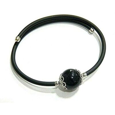 generico Bracciale Argento su coccu sabegia Portafortuna FILIGRANA Regolabile caucciù Unisex generico Bracciale Argento su coccu sabegia Portafortuna FILIGRANA Regolabile caucciù Unisex