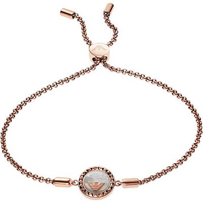 Emporio Armani Bracciale Da Donna, Lunghezza: 165-235mm / Dimensioni: 12X12X3mm Bracciale In Acciaio Inossidabile Oro Rosa, Emporio Armani Bracciale Da Donna, Lunghezza: 165-235mm / Dimensioni: 12X12X3mm Bracciale In Acciaio Inossidabile Oro Rosa,