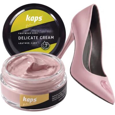 Kaps Lucido in crema per scarpe 50ml, Delicate Cura intensiva e nutrimento per pelle, 70 colori Kaps Lucido in crema per scarpe 50ml, Delicate Cura intensiva e nutrimento per pelle, 70 colori