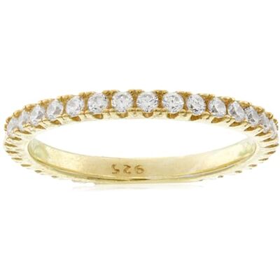 Brilio Silver Anello Charming Silver Ring with Zircons RI085Y Circuit: 50 mm Marca Brilio Silver Anello Charming Silver Ring with Zircons RI085Y Circuit: 50 mm Marca