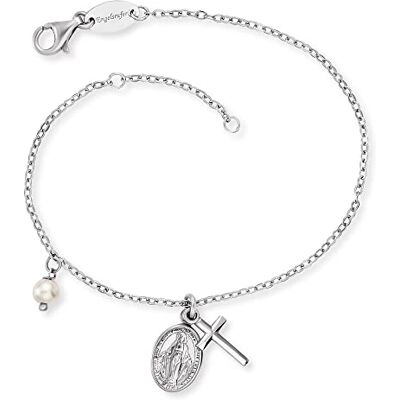 Engelsrufer Braccialetto Argento Sterling Non è Un Gioiello Donna, Argento, 17 + 2 cm Engelsrufer Braccialetto Argento Sterling Non è Un Gioiello Donna, Argento, 17 + 2 cm