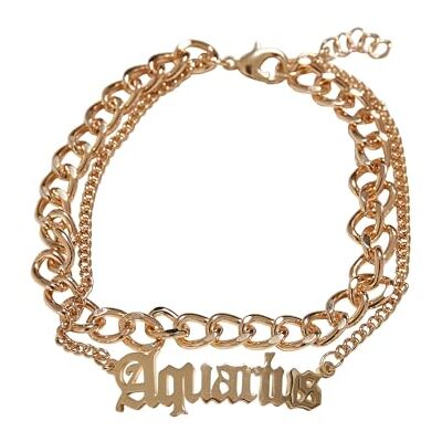 Urban Classics Cavigliera unisex con ciondolo a forma di segno zodiacale, collana da uomo e donna, disponibile in 12 varianti, lunghezza 22 cm o 25 cm, L/XL, Ferro, Nessuna pietra preziosa Urban Classics Cavigliera unisex con ciondolo a forma di segno zodiacale, collana da uomo e donna, disponibile in 12 varianti, lunghezza 22 cm o 25 cm, L/XL, Ferro, Nessuna pietra preziosa