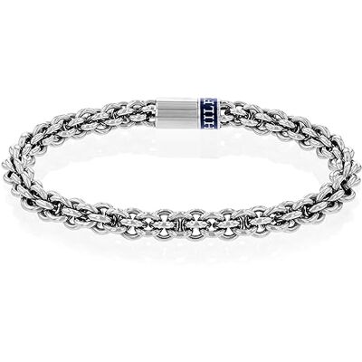 Tommy Hilfiger Jewelry Braccialetto a Catena da Uomo con Cerchi Intrecciati , BRACELET, Silver Tommy Hilfiger Jewelry Braccialetto a Catena da Uomo con Cerchi Intrecciati , BRACELET, Silver