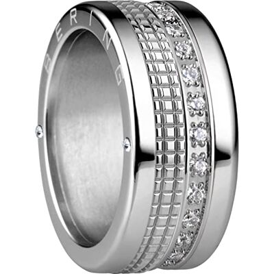 BERING Arctic Symphony Collection Anello da donna in acciaio inox, finitura lucida, color argento BERING Arctic Symphony Collection Anello da donna in acciaio inox, finitura lucida, color argento