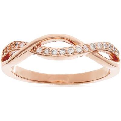 Beneto Anello Pink Gold Plated Silver Ring with AGG191 Crystals Circuit: 50 mm Marca, Estándar, Metallo Non prezioso, Nessuna Pietra preziosa Beneto Anello Pink Gold Plated Silver Ring with AGG191 Crystals Circuit: 50 mm Marca, Estándar, Metallo Non prezioso, Nessuna Pietra preziosa
