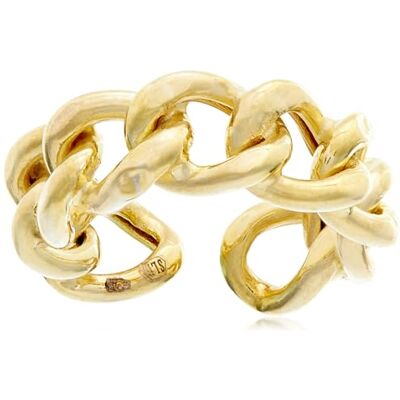 Brilio Silver Anello Solid Gold Plated Open Ring RI077Y Marca Brilio Silver Anello Solid Gold Plated Open Ring RI077Y Marca