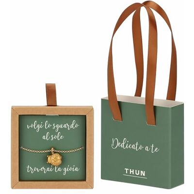 THUN Collana con coccinella, ottone e ceramica, 45 cm, collezione Dedicato a Te THUN Collana con coccinella, ottone e ceramica, 45 cm, collezione Dedicato a Te