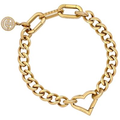 iXXXi Connect Bracciale composito Celine Oro 20cm, 20cm, Acciaio inossidabile, Nessuna pietra preziosa iXXXi Connect Bracciale composito Celine Oro 20cm, 20cm, Acciaio inossidabile, Nessuna pietra preziosa