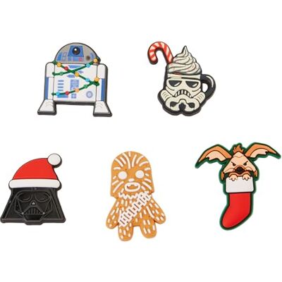 Crocs Confezione da 5 ciondoli a forma di scarpe di Natale di Star Wars, multicolore, taglia unica, Multicolore, Taglia unica Crocs Confezione da 5 ciondoli a forma di scarpe di Natale di Star Wars, multicolore, taglia unica, Multicolore, Taglia unica