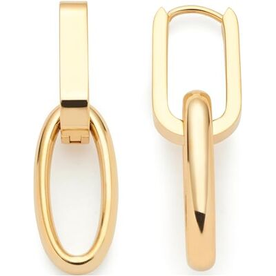 JEWELS BY LEONARDO Leonardo Jewels Orecchini a cerchio Mathilde, 1 paio di orecchini a cerchio in acciaio inox dorato, catena Chunky Chin, idea regalo per donna, Eine Grösse, Acciaio inossidabile, Nessuna pietra JEWELS BY LEONARDO Leonardo Jewels Orecchini a cerchio Mathilde, 1 paio di orecchini a cerchio in acciaio inox dorato, catena Chunky Chin, idea regalo per donna, Eine Grösse, Acciaio inossidabile, Nessuna pietra