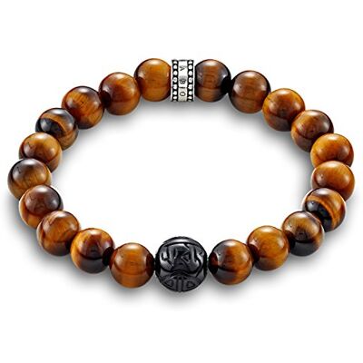 Thomas Sabo Bracciale unisex Occhio di tigre Argento sterling 925 A1408-806-2 Thomas Sabo Bracciale unisex Occhio di tigre Argento sterling 925 A1408-806-2