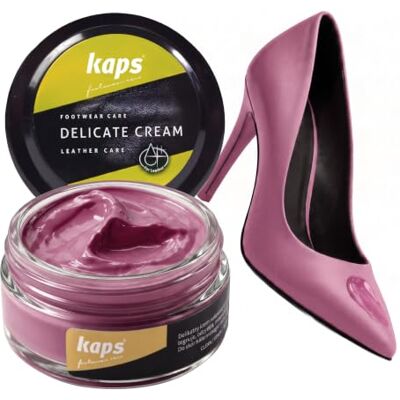 Kaps Lucido in crema per scarpe 50ml, Delicate Cura intensiva e nutrimento per pelle, 70 colori Kaps Lucido in crema per scarpe 50ml, Delicate Cura intensiva e nutrimento per pelle, 70 colori