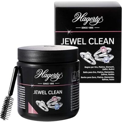 Hagerty Bagno detergente per pietre preziose, oro, platino 170 ml I efficace su diamanti, zaffiri, rubini I per una nuova lucentezza I Con cestello e spazzolino Hagerty Bagno detergente per pietre preziose, oro, platino 170 ml I efficace su diamanti, zaffiri, rubini I per una nuova lucentezza I Con cestello e spazzolino